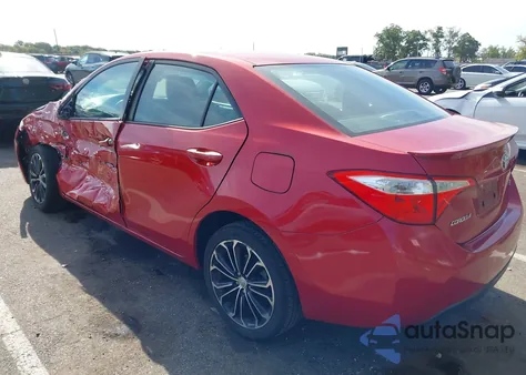 2014 Toyota Corolla S Plus z USA, uszkodzony, nr VIN 2T1BURHE4EC067909